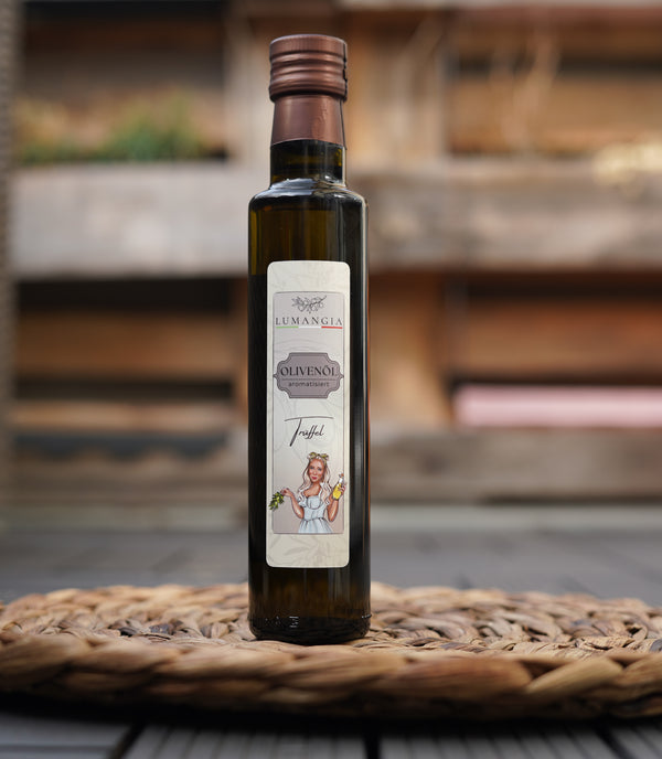 Olivenöl mit Trüffel-Aroma – hochwertiges Olivenöl mit edlem Trüffelgeschmack